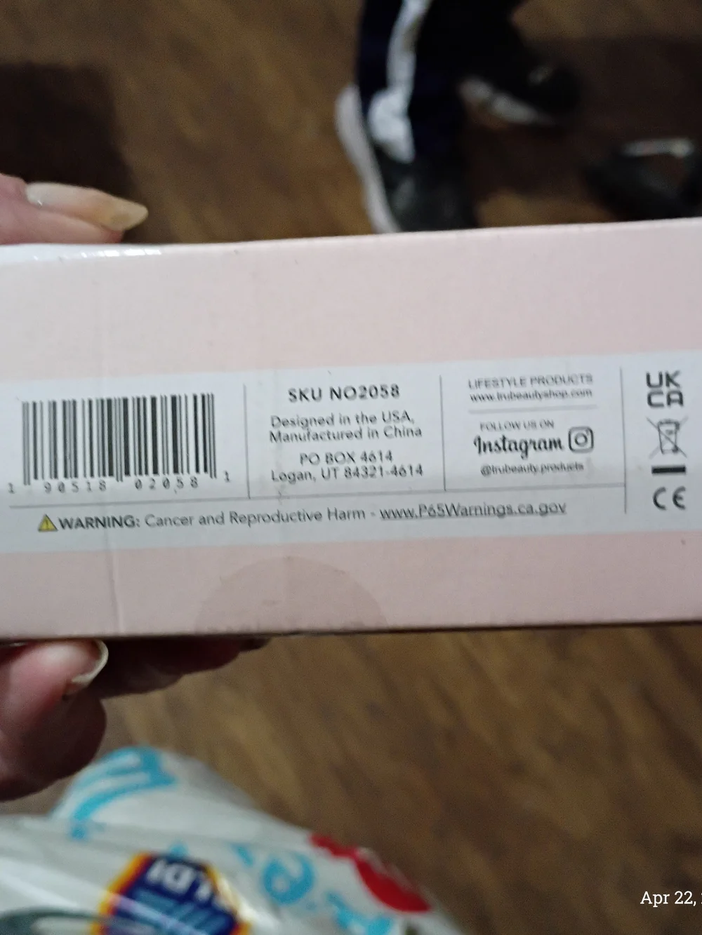 Pink Electric Nail File for Mom & Baby